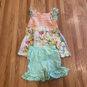 Matilda Jane Top With Matching Adorable Essentials Shorts